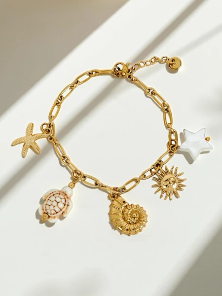 Zapestnica Poseidon Mare Stella z morskimi motivi