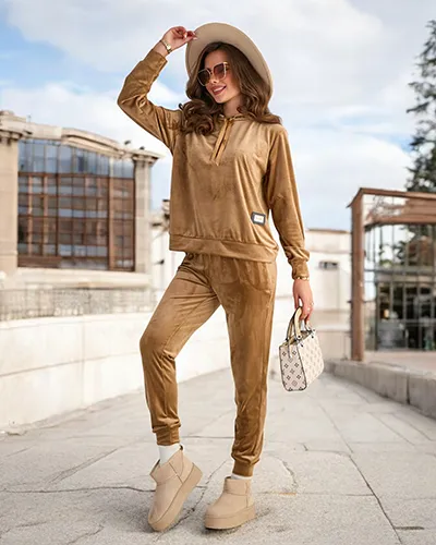 Royalfashion Dámsky set a'la velúr