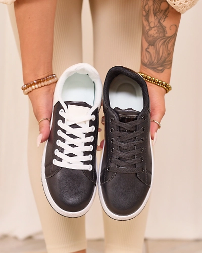 Royalfashion Black dámska športová obuv Classic Vibes