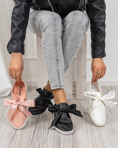 Čierne dámske slip-on tenisky Samhu - Footwear