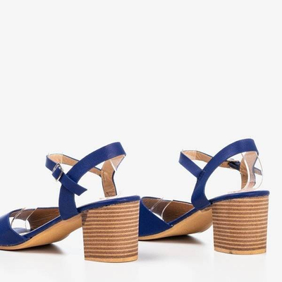 Tmavě modré sandály na horním sloupku Loaha - Obuv 1