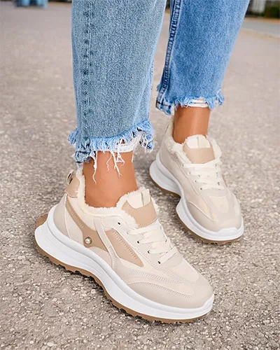 Royalfashion Dámske zateplené tenisky Terib