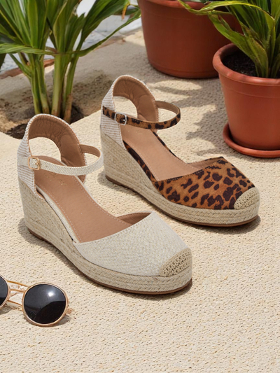 Ženski sandali s polno peto Callista Royalfashion bež eko usnje