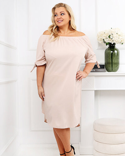 Royalfashion Hladké dámske a'la španielske šaty