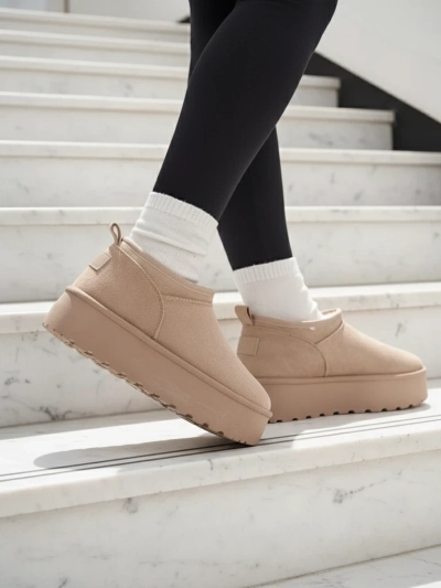 Royalfashion Dámske krátke čižmy a'la snow boots Ozozi