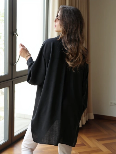 Royalfashion Dlhá oversize košeľa pre ženy