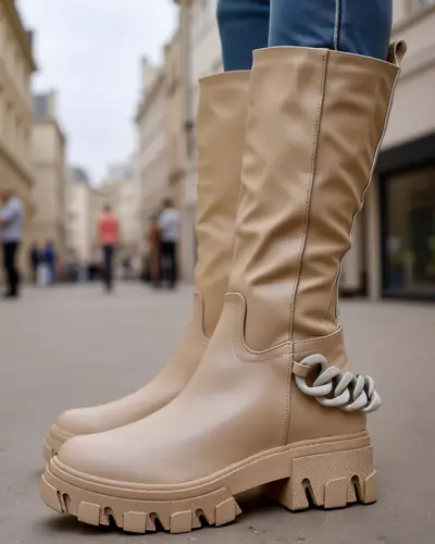 Royalfashion Dámske vysoké čižmy Defesisa