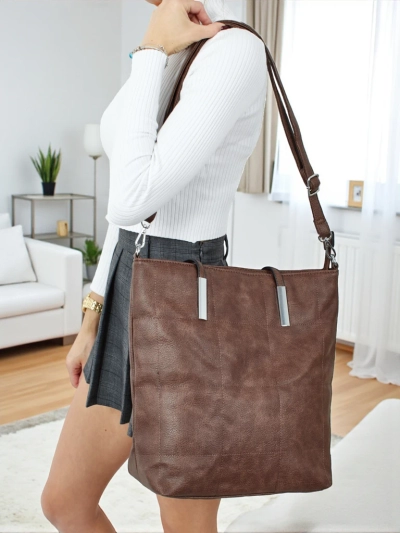 Ženska shopper torbica iz eko usnja Tessira
