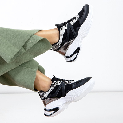 Čierna dámska športová obuv Waks - obuv