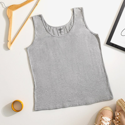 Tmavosivé dámske tielko - Oblečenie