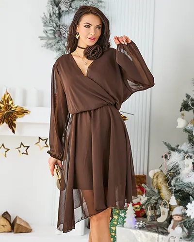 Royalfashion Klasické dámske šaty po kolenách