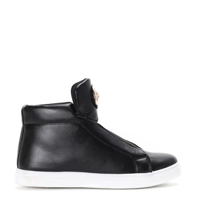 Czarne, sportowe sneakersy Lion- Obuwie