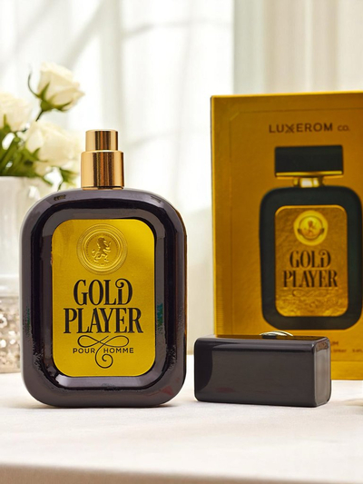 Inšpirovaný eau de parfum pre mužov Gold Player Black