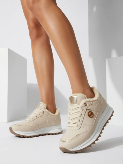 Royalfashion Zateplené dámske tenisky s kožušinou Boris