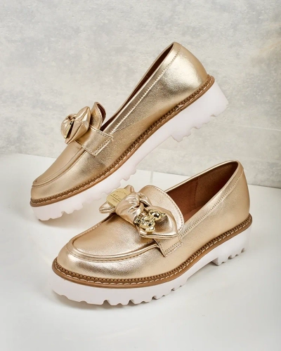 Royalfashion Dámske mokasíny s mašľou Ezizer