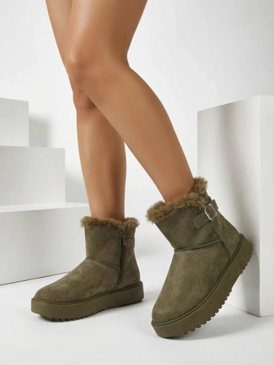 Royalfashion Kratki ženski škornji a'la za sneg Aurelia Classico