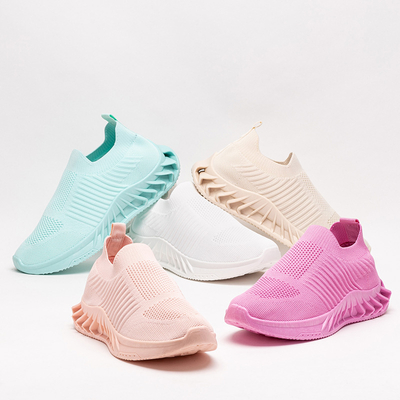 Dinging white slip-on dámska športová obuv - Obuv