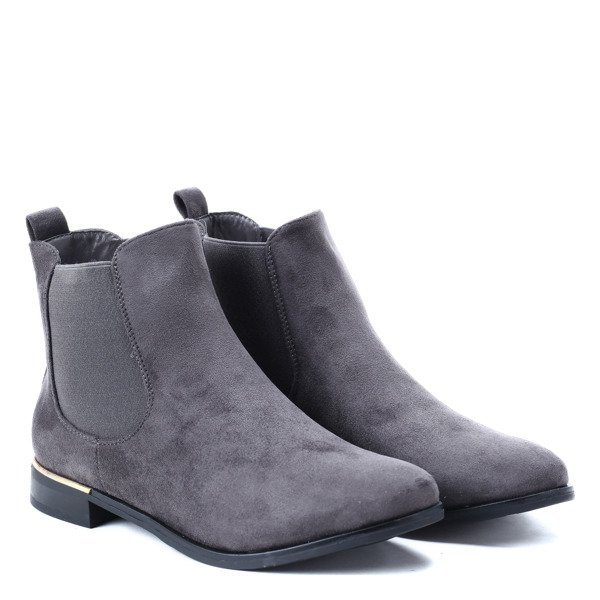 Szare sztyblety Lisa- Obuwie