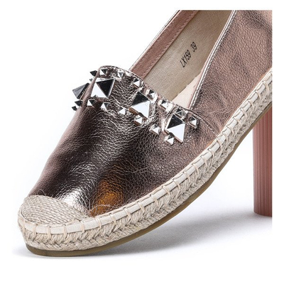 Espadrilles s růžovými cvočky Norah - Footwear 1