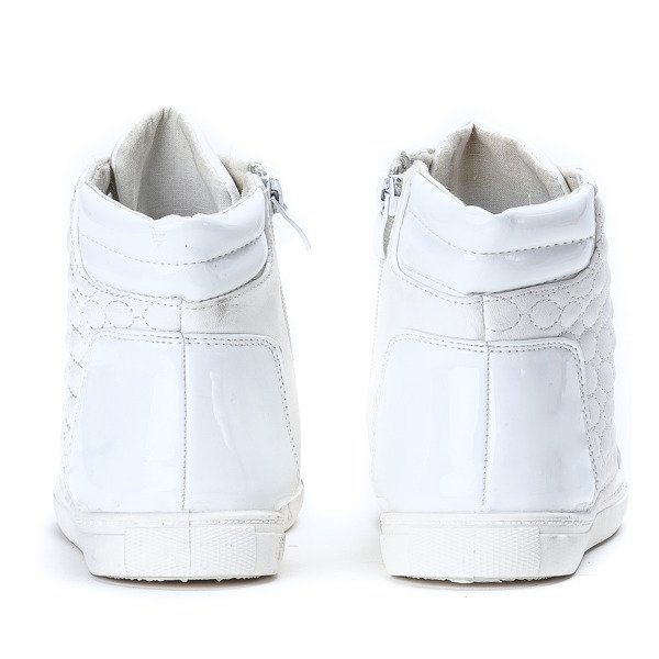 Białe sneakersy z eko skóry Colette- Obuwie