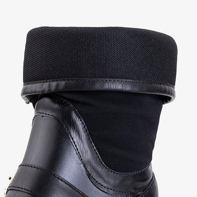Čierne dámske topánky a'la galoshes Graca - Obuv