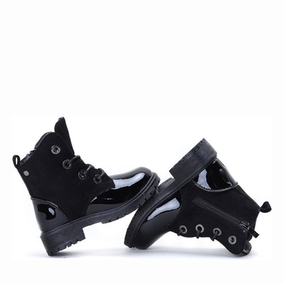 Czarne dziecięce trapery Gabby- Obuwie