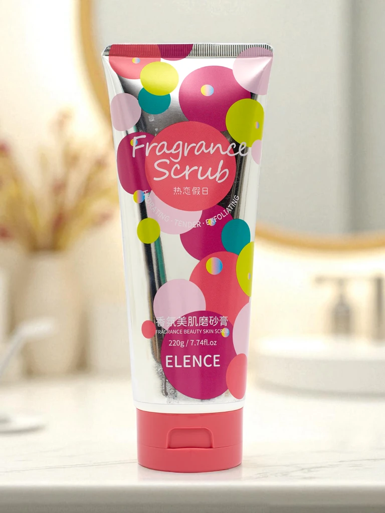 Jemnozrnný parfumovaný peeling na tvár a telo