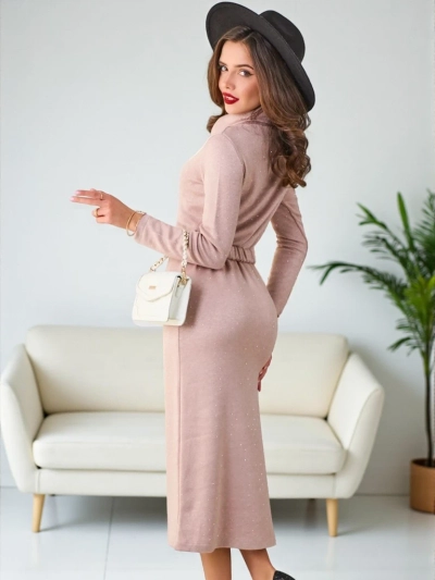 Royalfashion Dámske pletené šaty