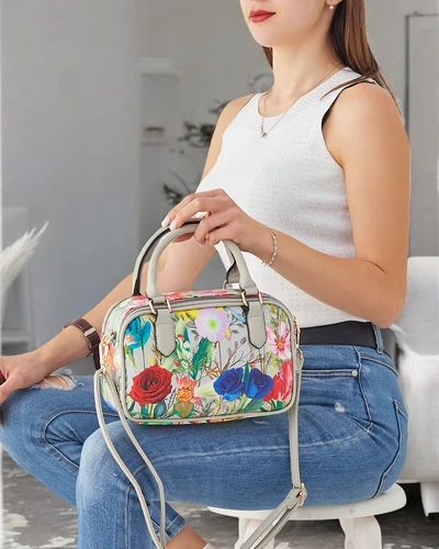 Royalfashion kvetinová dámska taška typu tote