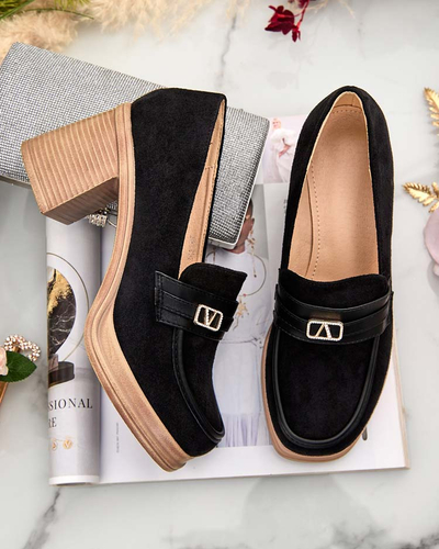 Royalfashion Dámske mokasíny na podpätku Lemaneg