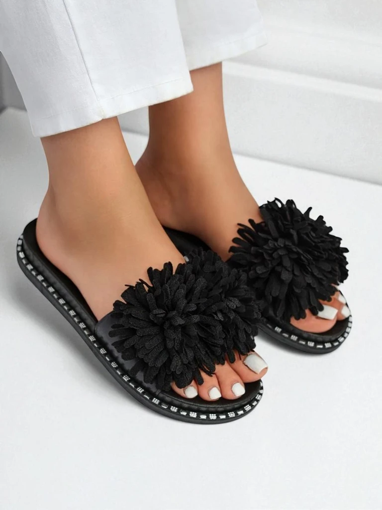 Royalfashion Ženski natikači s ploskim podplatom Flora Blide