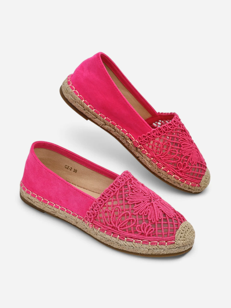 Royalfashion Dámske perforované espadrilky Verela
