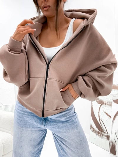 Royalfashion Ženska bombažna podložena bluza Butterfly