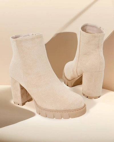 Royalfashion Ekológia-suede dámske členok topánky na stĺpci Emuri