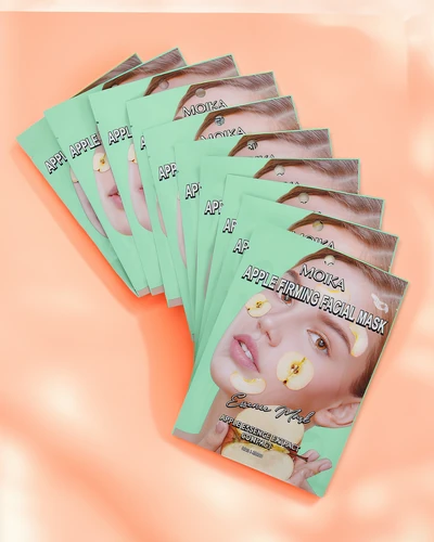 MOIKA Jabolčna maska v listu za učvrstitev