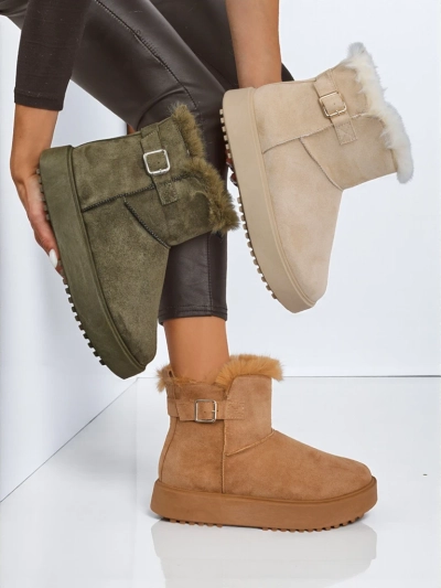 Royalfashion Kratki ženski škornji a'la za sneg Aurelia Classico