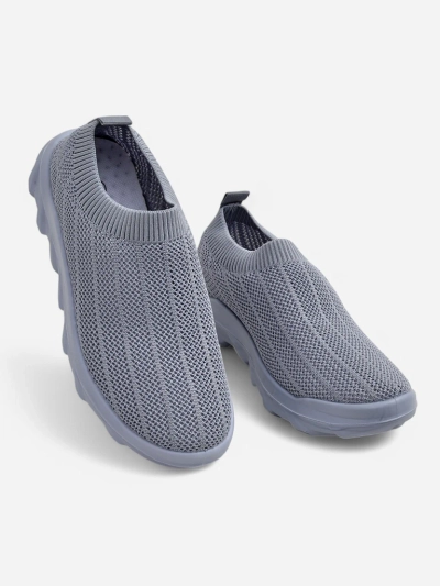 Ženski slip-on superge Silvana golobje sive barve - udobni čevlji za v mesto