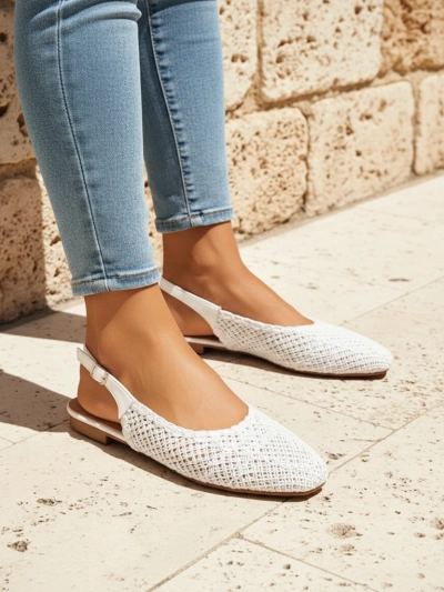 Royalfashion Ženski sandali z odprto peto Breeze Woven