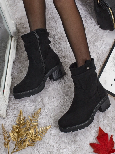 Visoki ženski gležnarji iz eko semiša Carmine