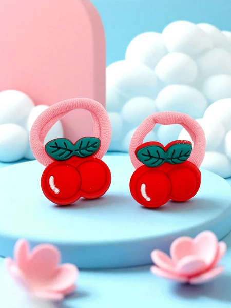 Royalfashion Gumičky do vlasov s ovocným motívom Fruity Bloom