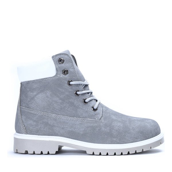 Ocieplane trapery w kolorze szarym Milani - Obuwie