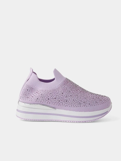 Royalfashion Slip-on dámske športové topánky s kamienkami Adeq