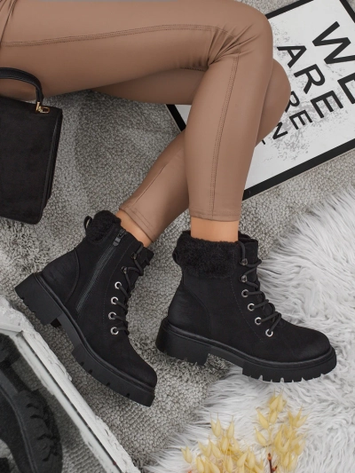 Ženski škornji s krznom Tessara