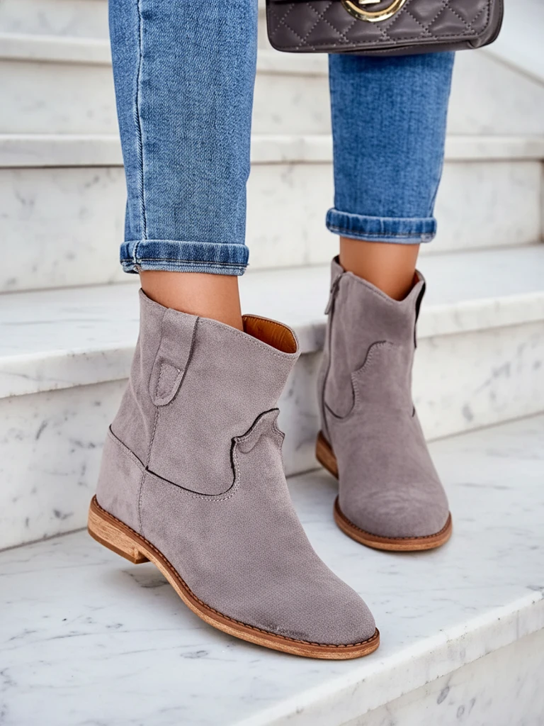 Royalfashion kovbojské topánky na zakrytí krídel Patorias