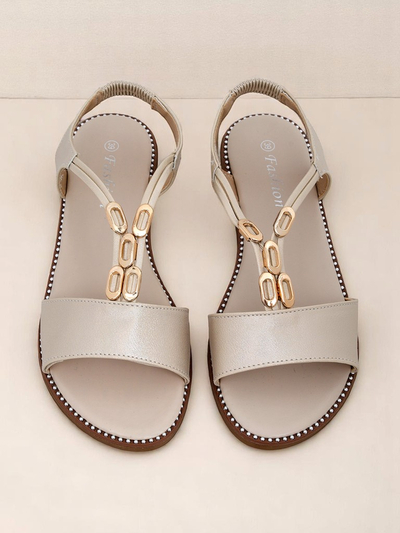 Royalfashion Ženski sandali z okrasnimi paščki Siena Glow