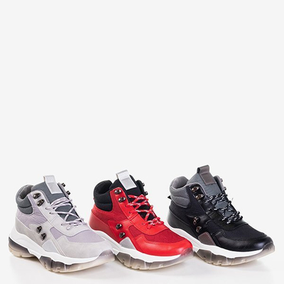 Kirston Red High Top Trainers - Obuv