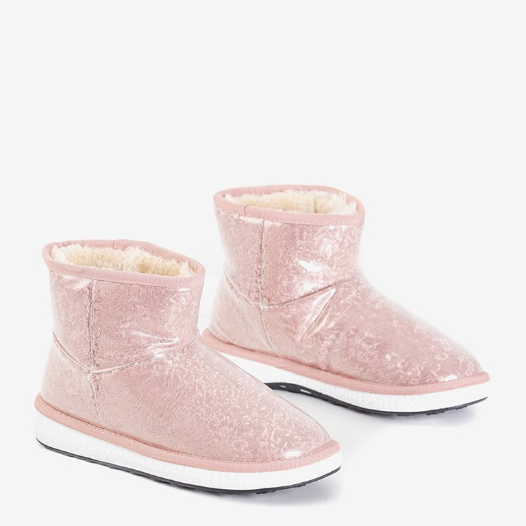 Dámske práškové snehové topánky s kožušinou Shon - Obuv