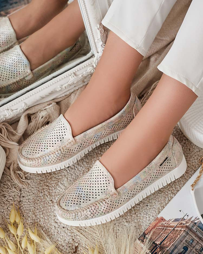 Royalfashion Dámske ažurové mokasíny Nafis