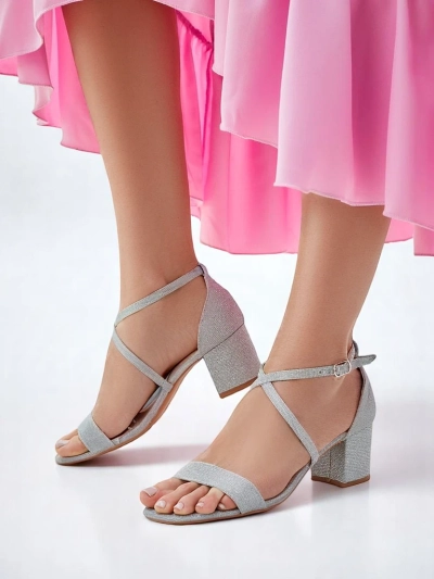 Royalfashion Glitrové sandále pre ženy Rokates