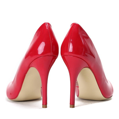 Czerwone szpilki z wycięciem Musa - Obuwie